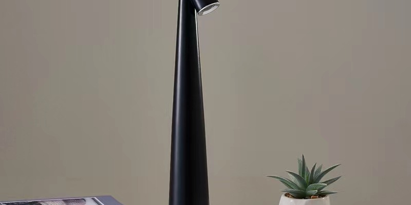 Modern Table Lamp | Adjustable Bedside Lamps | Stylish Desk Lamp | Battery Operated Lamps for Home | LUMINA LED Table Lamp 0