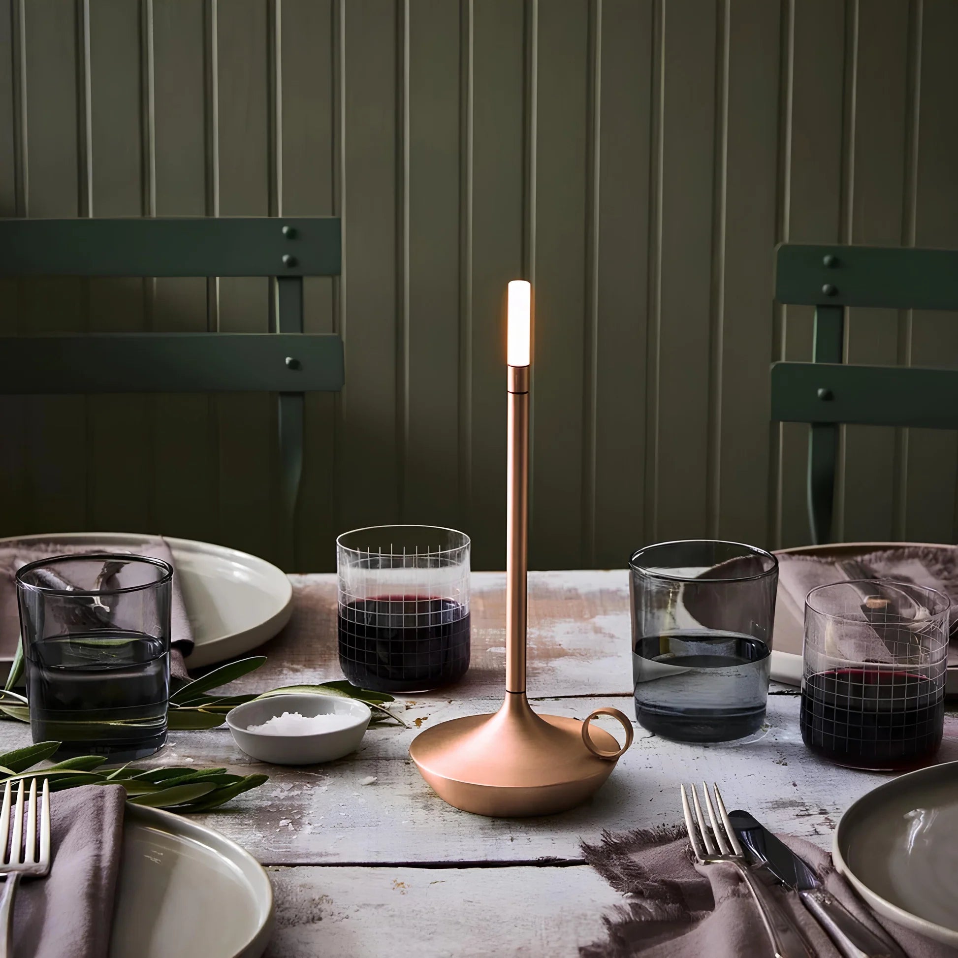 Modern Table Lamp | Cordless Bedside Lamps | Rechargeable LED Light | Glarefusion Nordic Lamp 1