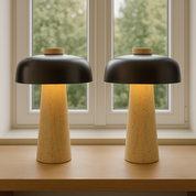 Modern Table Lamp | Stylish Desk Lamp | Elegant Bedside Table Lamps | Minimalist Lighting for Living Room | Travertine Table Lamp for Home 3
