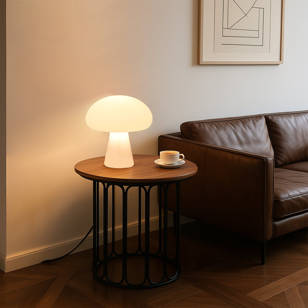 Modern Table Lamp | Vintage Bedside Lamps | LED Desk Lamp | Stylish Table Lamps for Living Room | Cozy Mushroom Table Lamp for Home 5
