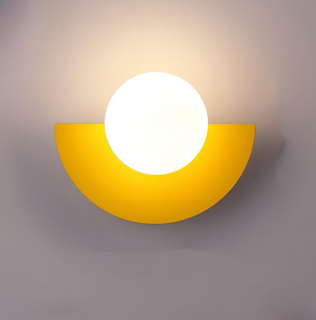 Modern Wall Lamp | Stylish Wall Sconces | LED Wall Lights Indoor | Nordic Design Wall Lighting | Elegant Semicircle Wall Fixture 12