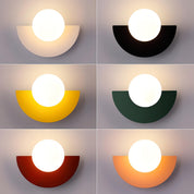Modern Wall Lamp | Stylish Wall Sconces | LED Wall Lights Indoor | Nordic Design Wall Lighting | Elegant Semicircle Wall Fixture 5