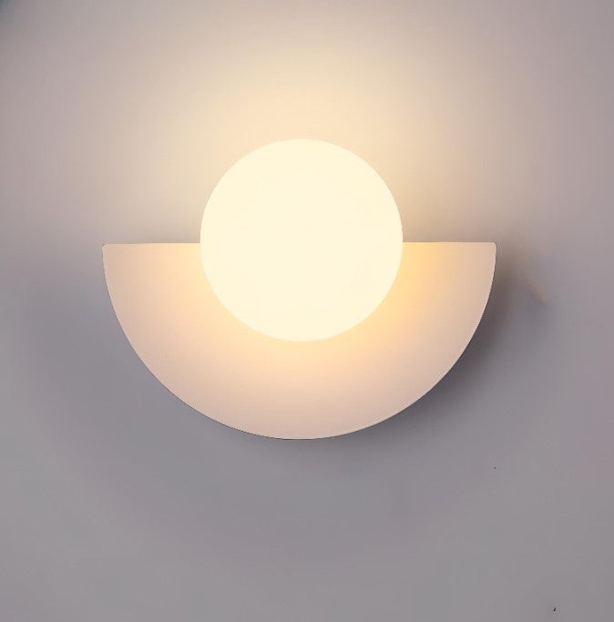 Modern Wall Lamp | Stylish Wall Sconces | LED Wall Lights Indoor | Nordic Design Wall Lighting | Elegant Semicircle Wall Fixture 9