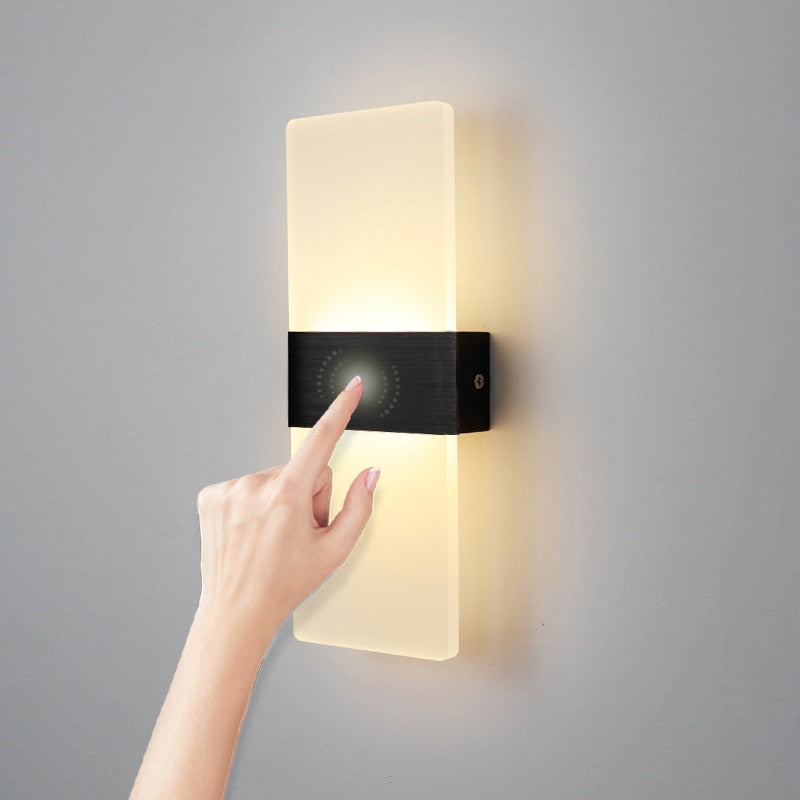 Modern Wall Lamp | Touch Sensor Wall Lights | Stylish Wall Sconces | LED Indoor Lighting Fixture | Nordic Design Wall Light for Home 0