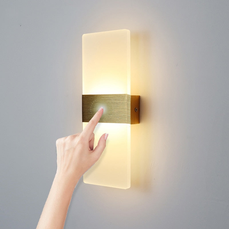 Modern Wall Lamp | Touch Sensor Wall Lights | Stylish Wall Sconces | LED Indoor Lighting Fixture | Nordic Design Wall Light for Home 2