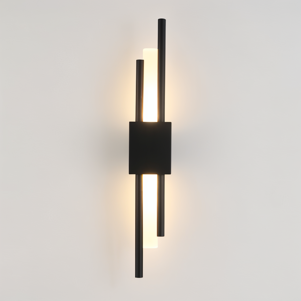 Modern Wall Light Fixture | Elegant Wall Sconces | Minimalist Wall Lamp | Gold and Black Sconce | Stylish Lighting for Home Decor 11