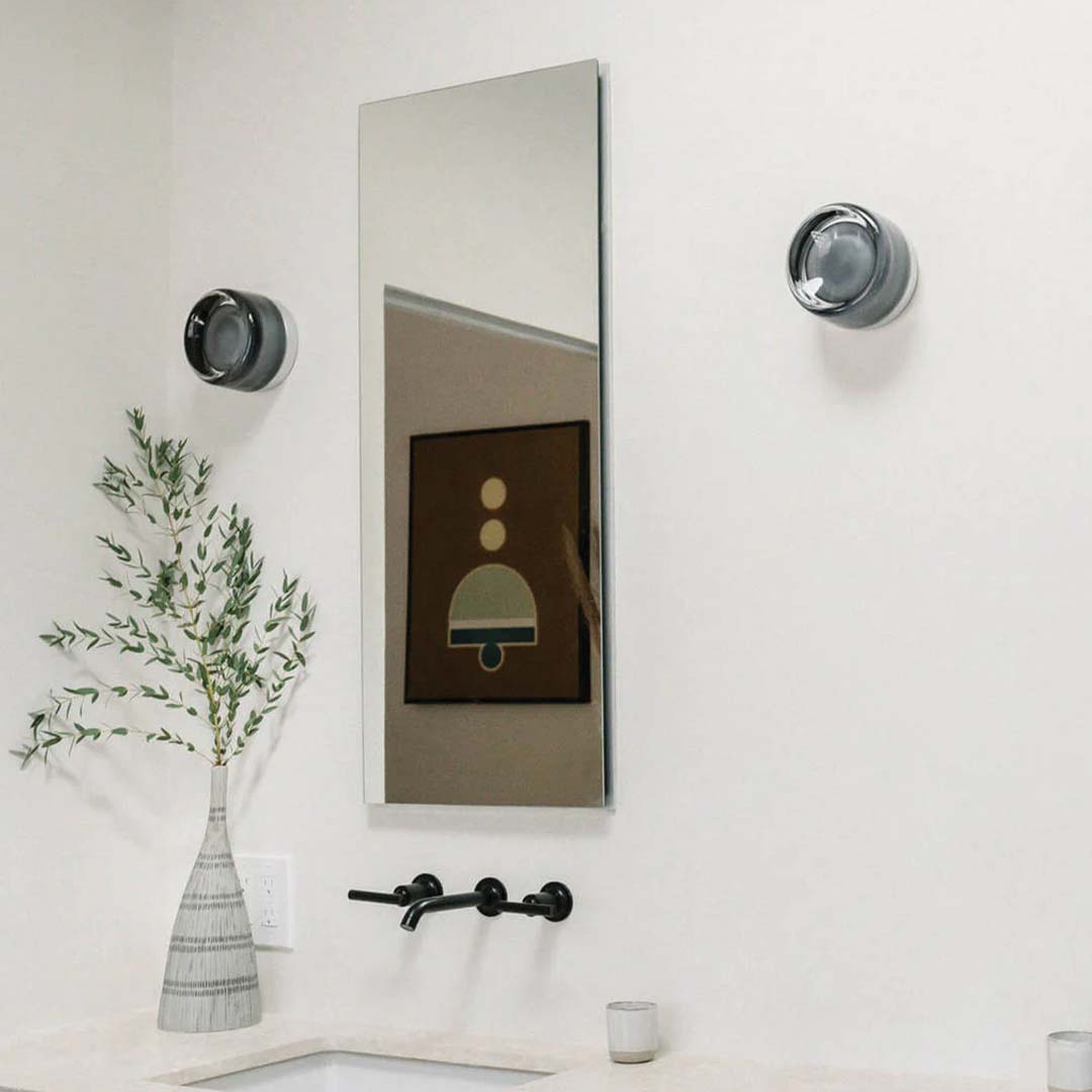 Modern Wall Sconce Light | Stylish Bathroom Wall Lights | Versatile LED Wall Lamp | Compact Acrylic Fixture | Dimple Sconce for Home Decor 4