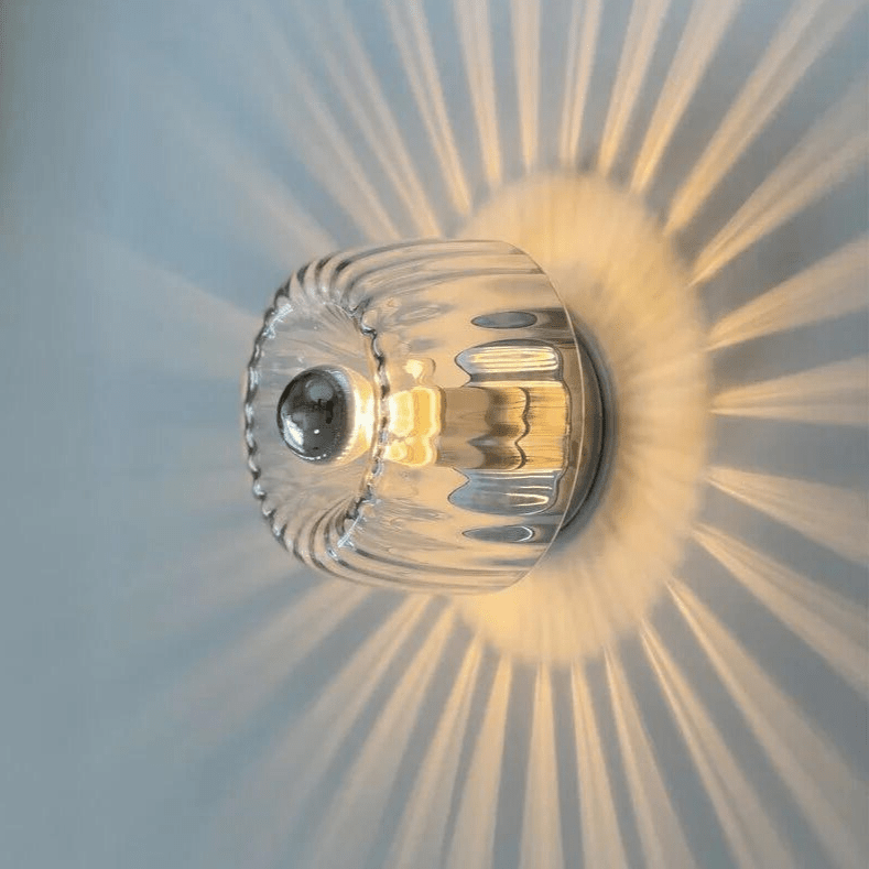 Modern Wall Sconce Lighting | Elegant Wall Lamp | Minimalist Wall Lights | Stylish Sconces for Home | Premium Glass Wall Sconce 0