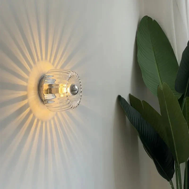 Modern Wall Sconce Lighting | Elegant Wall Lamp | Minimalist Wall Lights | Stylish Sconces for Home | Premium Glass Wall Sconce 3