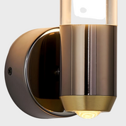 Modern Wall Sconce Lighting | Elegant Wall Lamp | Slim Wall Lights | Clear Glass Sconce Light | Stylish Cylinder Wall Fixture for Home 3