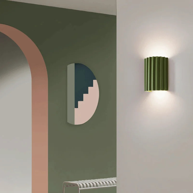 Modern Wall Sconce Lighting | Sleek Wall Lamp | Minimalist Wall Lights | Contemporary Wall Sconces | Elegant Resin Wall Sconce for Home 1