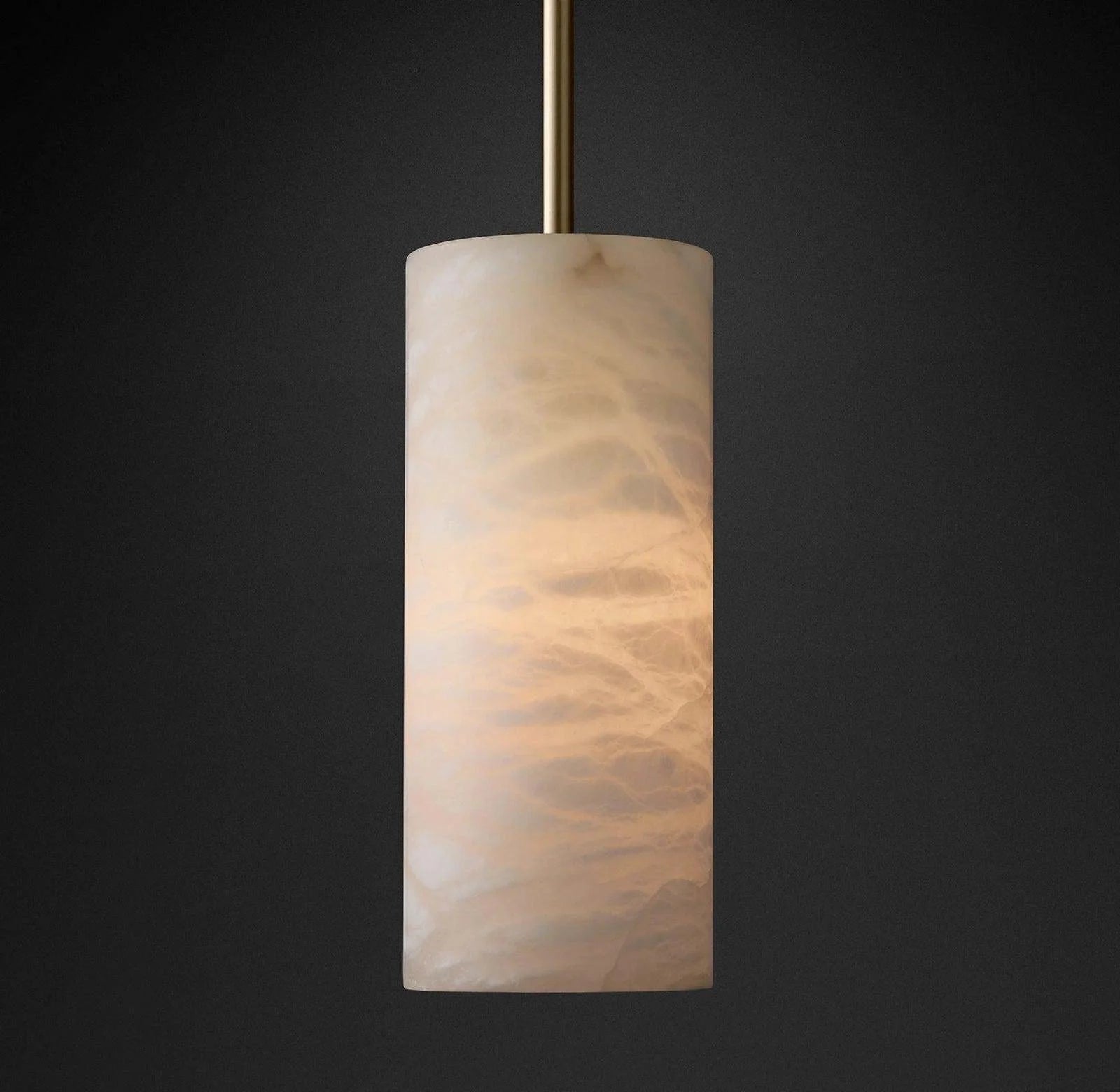 Nordic Alabaster Pendant Light | Modern Ceiling Light Fixture | Stylish Hanging Lights | Elegant Kitchen Pendant Lighting | Unique Hand Carved Lamp 0