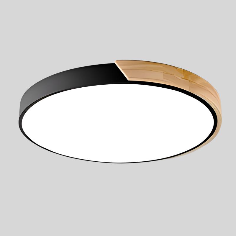 Nordic Wooden Ceiling Light | Modern LED Ceiling Lights | Cozy Ceiling Light Fixture | Minimalist Macaroon Design | Stylish Wooden Pendant Light for Home 0
