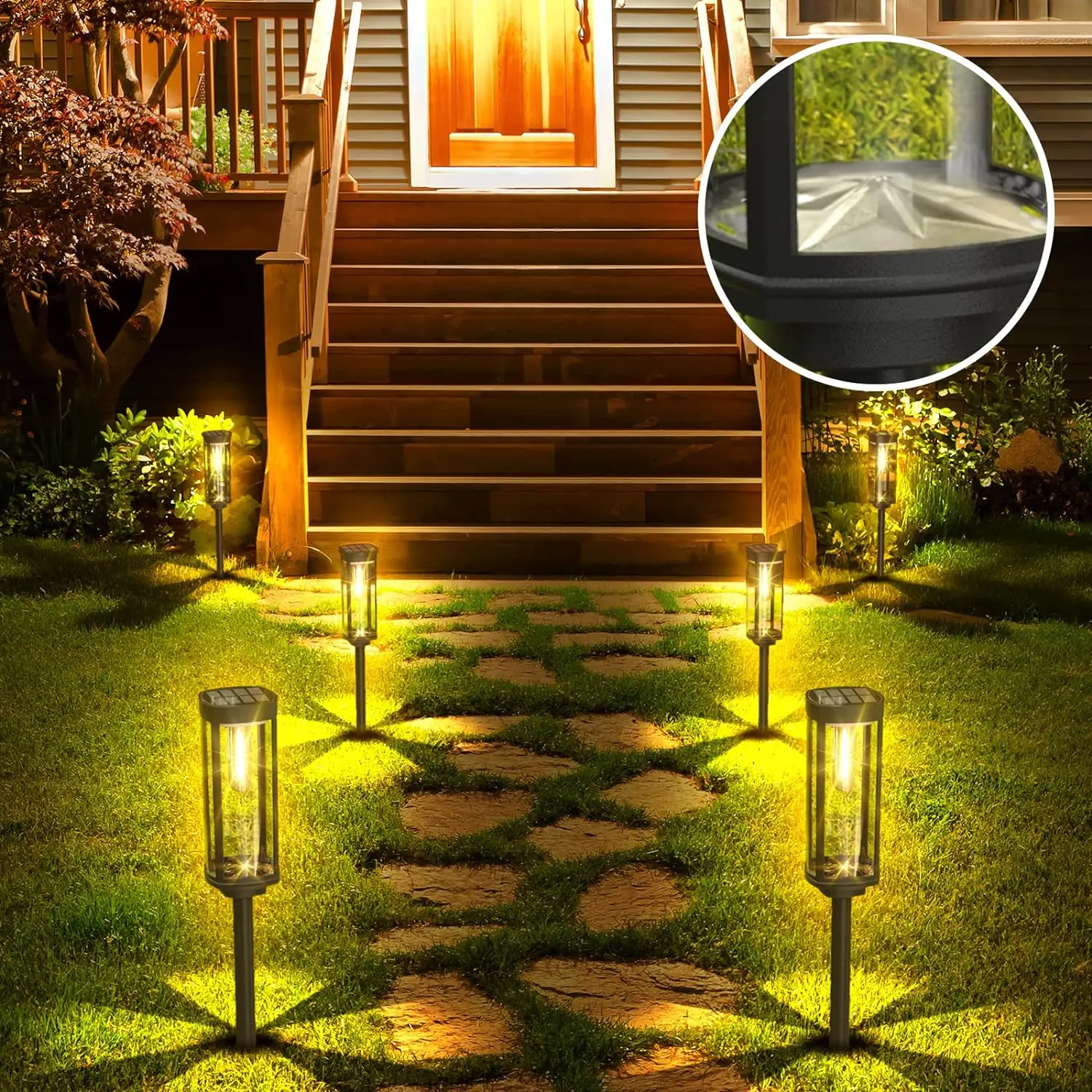 Outdoor Solar Lanterns | LED Garden Lantern Lights | Eco-Friendly Outdoor Lantern | Weatherproof Solar Light | Lumivire Solar Lantern for Patio 4