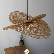 Rattan Pendant Light | Handmade Ceiling Light Fixture | Soft Illumination Hanging Lights | Natural Design Lamp | Sanur Double Layer Rattan Pendant Light 3