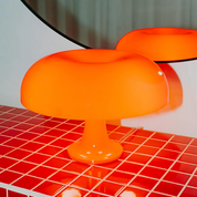 Retro Mushroom Table Lamp | Unique Bedside Lamp | Modern Acrylic Desk Light | Cozy Table Lamps for Living Room | Oyster Mushroom Burst Lamp 2