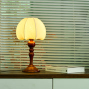 Retro Table Lamp | Antique Bedside Lamps | Mid-Century Modern Desk Lamp | Adjustable Table Lamps for Living Room | Eco-Friendly Bamboo Base Light 4