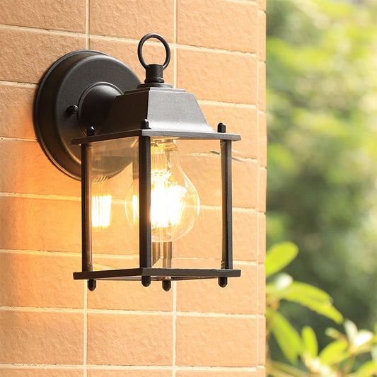 Retro Vintage Outdoor Wall Lights – IP44 Weather Resistant Aluminum Garden Lanterns for Patios and Entryways 0