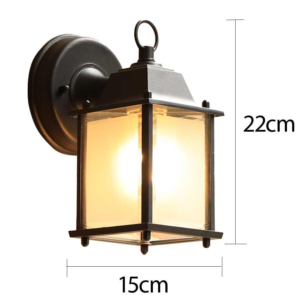Retro Vintage Outdoor Wall Lights – IP44 Weather Resistant Aluminum Garden Lanterns for Patios and Entryways 5