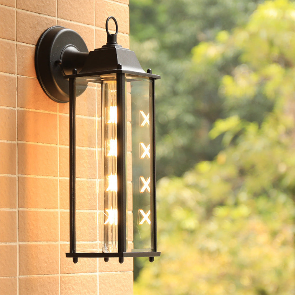 Retro Vintage Outdoor Wall Lights – IP44 Weather Resistant Aluminum Garden Lanterns for Patios and Entryways 8
