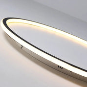 Scandinavian Ceiling Light | Modern Flush Mount Ceiling Light | LED Ceiling Lights for Living Room | Minimalist Round Fixture | AuroraGlobe LED Light 5