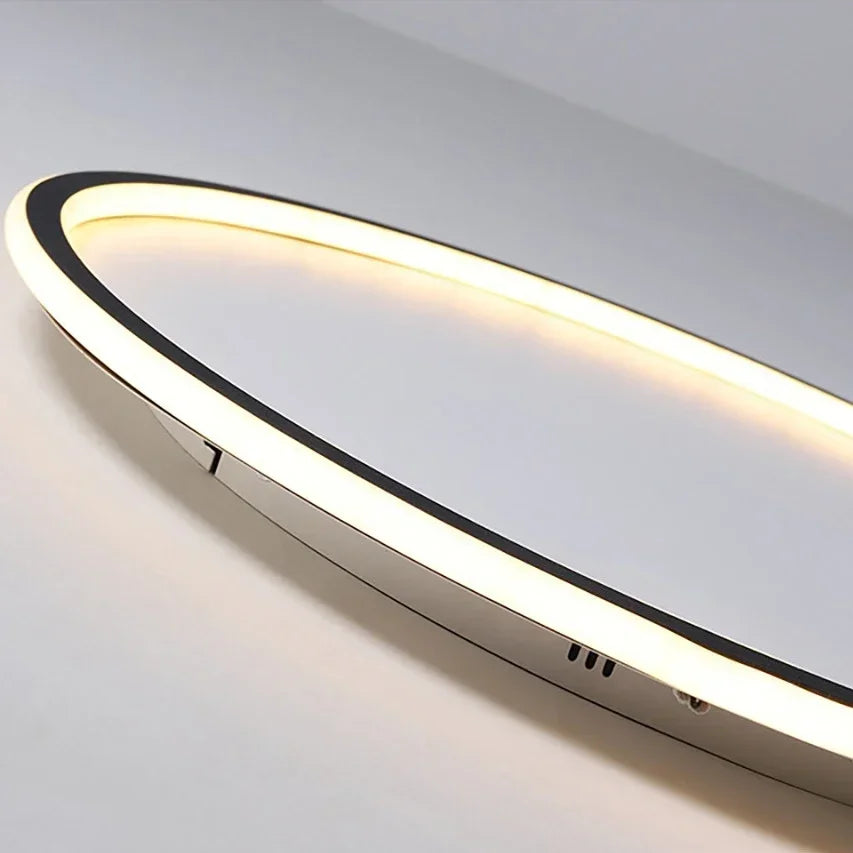 Scandinavian Ceiling Light | Modern Flush Mount Ceiling Light | LED Ceiling Lights for Living Room | Minimalist Round Fixture | AuroraGlobe LED Light 5