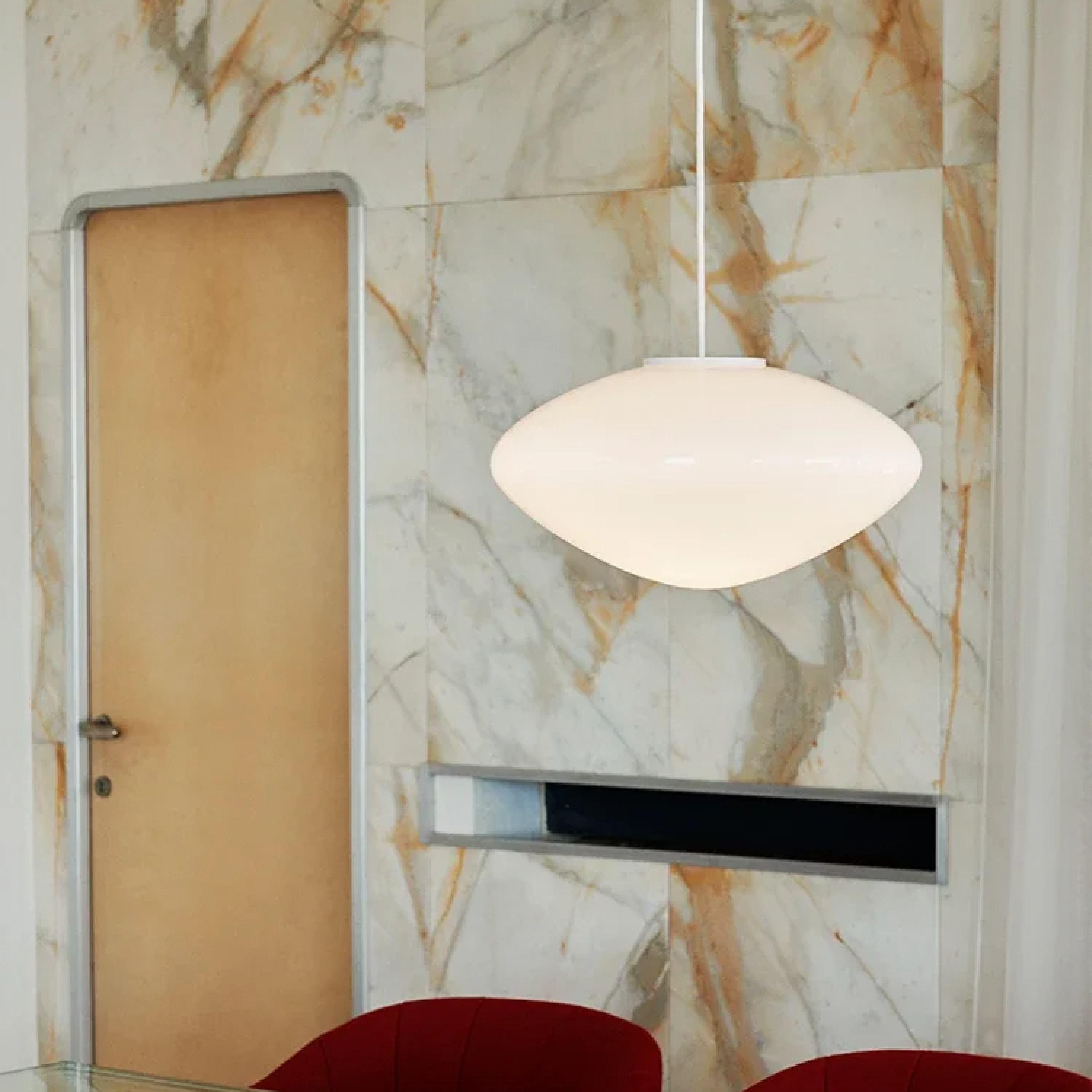 Scandinavian Pendant Light | Modern Glass Pendant Lighting | Adjustable Hanging Light | Pendant Lighting for Kitchen Island | Handi Danish Pendant for Home 1