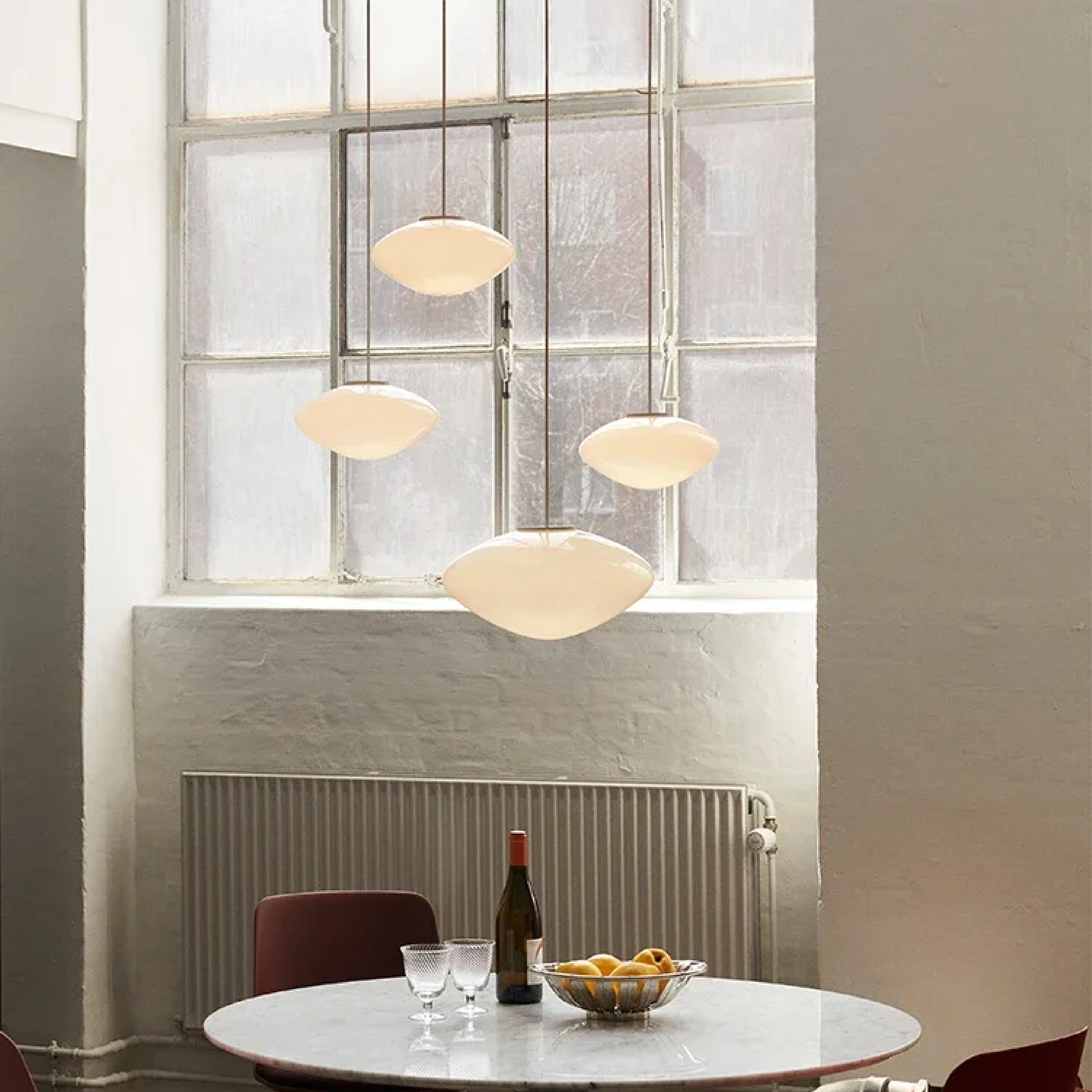 Scandinavian Pendant Light | Modern Glass Pendant Lighting | Adjustable Hanging Light | Pendant Lighting for Kitchen Island | Handi Danish Pendant for Home 2