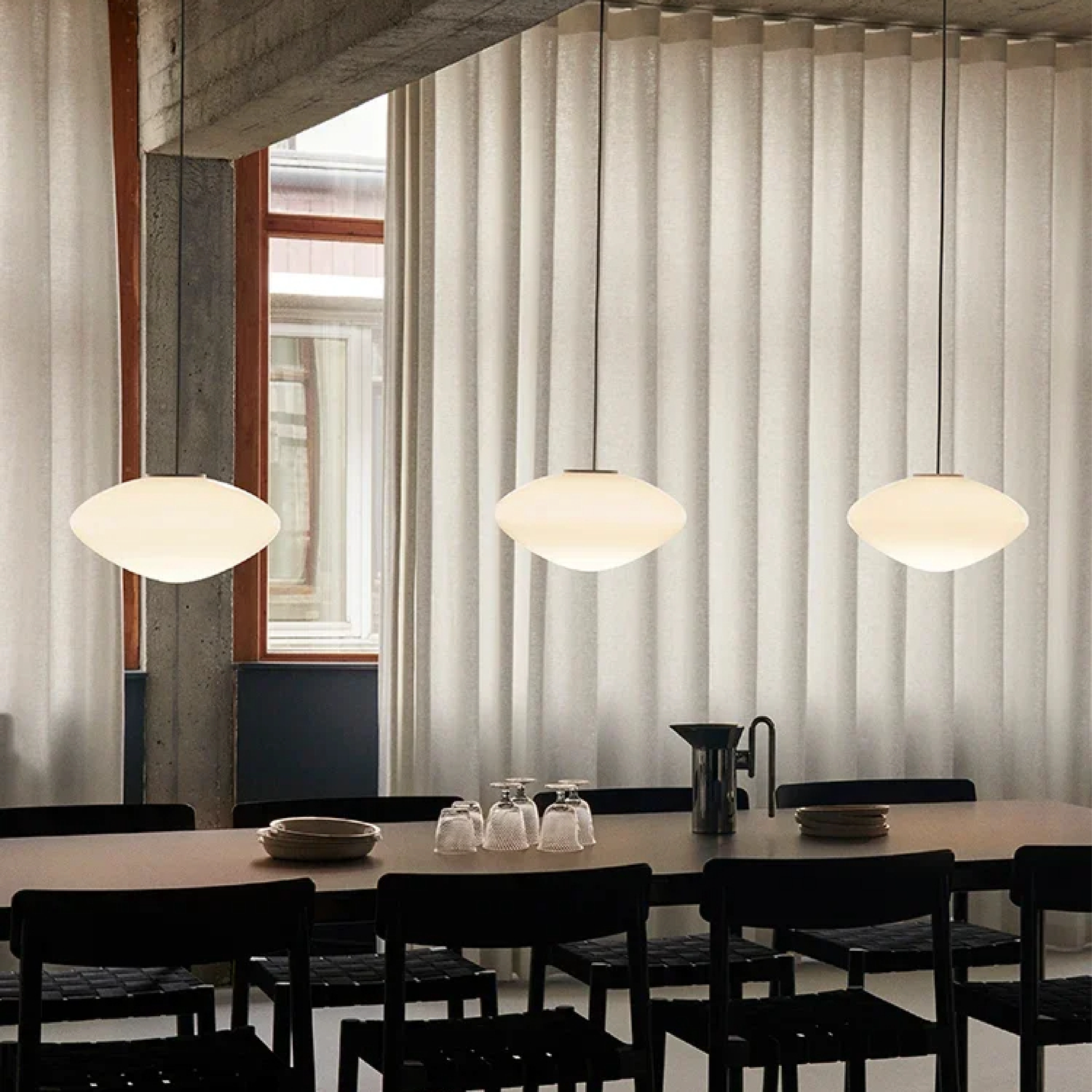 Scandinavian Pendant Light | Modern Glass Pendant Lighting | Adjustable Hanging Light | Pendant Lighting for Kitchen Island | Handi Danish Pendant for Home 3