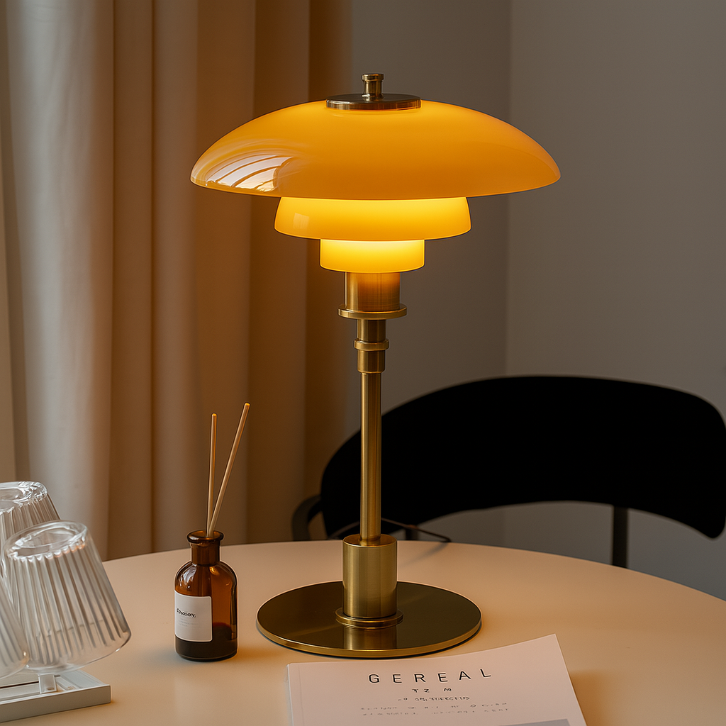Scandinavian Table Lamp | Modern Bedside Lamps | Minimalist Desk Lamp | Stylish Bedroom Lighting | Danish Designer Table Lamp 0