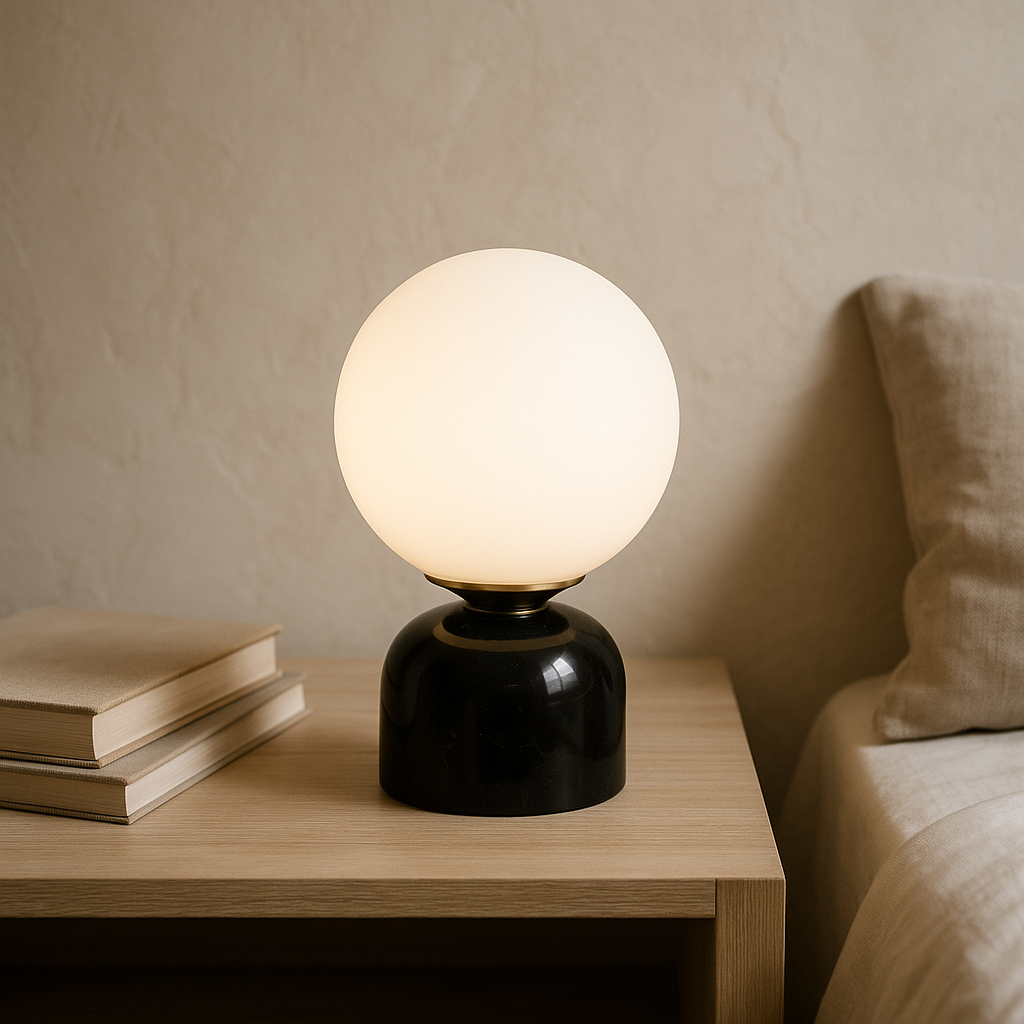 Scandinavian Table Lamp | Modern LED Light | Minimalist Design Fixture | Elegant Home Lighting | Hindsa Table Lamp for Dining Room 0
