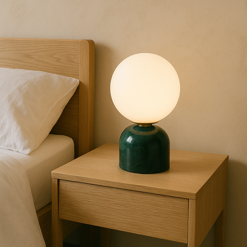Scandinavian Table Lamp | Modern LED Light | Minimalist Design Fixture | Elegant Home Lighting | Hindsa Table Lamp for Dining Room 5