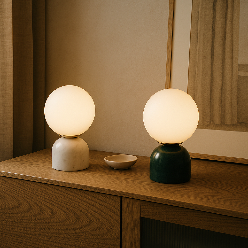 Scandinavian Table Lamp | Modern LED Light | Minimalist Design Fixture | Elegant Home Lighting | Hindsa Table Lamp for Dining Room 6
