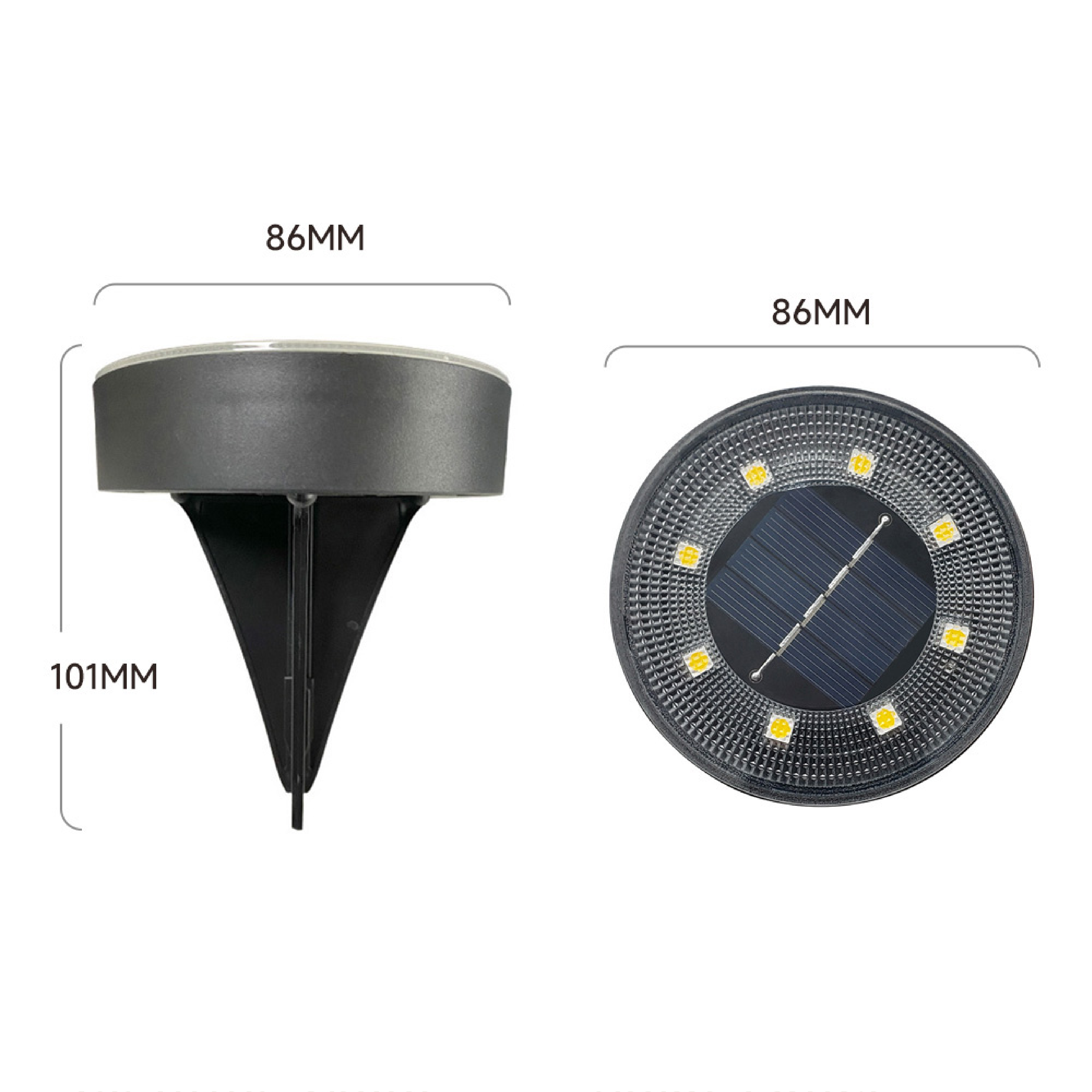 Solar Garden Lights - Waterproof LED Outdoor Lights for Eco-Friendly Illumination, 12 Hours of Light, Flexible Placement 6