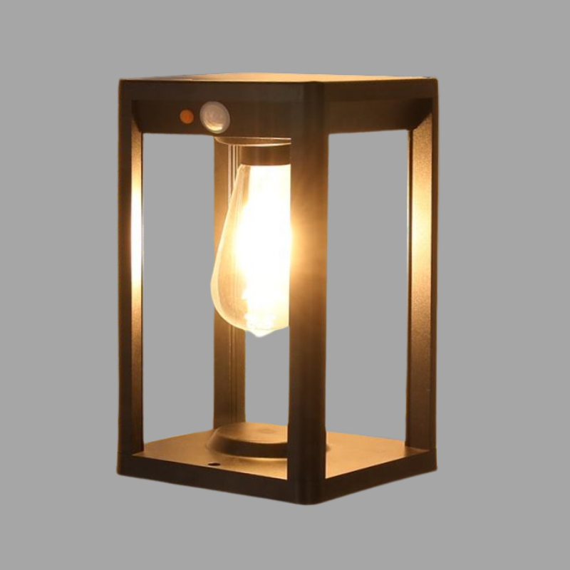 Solar Garden Lights – Weather-Resistant Solar-Powered Pillar Lamp with LED Motion Detector for Outdoor Use 3