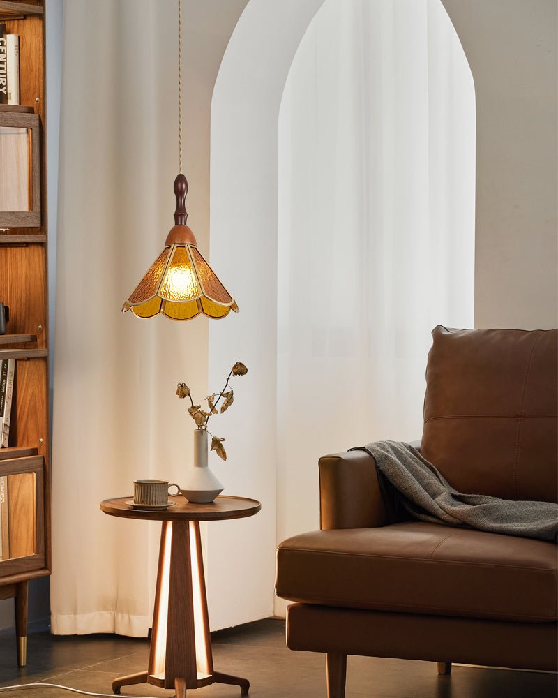 Tiffany Stained Glass Pendant Light | Vintage Kitchen Pendant Lighting | Elegant Glass Hanging Lights | Unique Decorative Ceiling Fixture | Stylish Tiffany Pendant Lamp 8