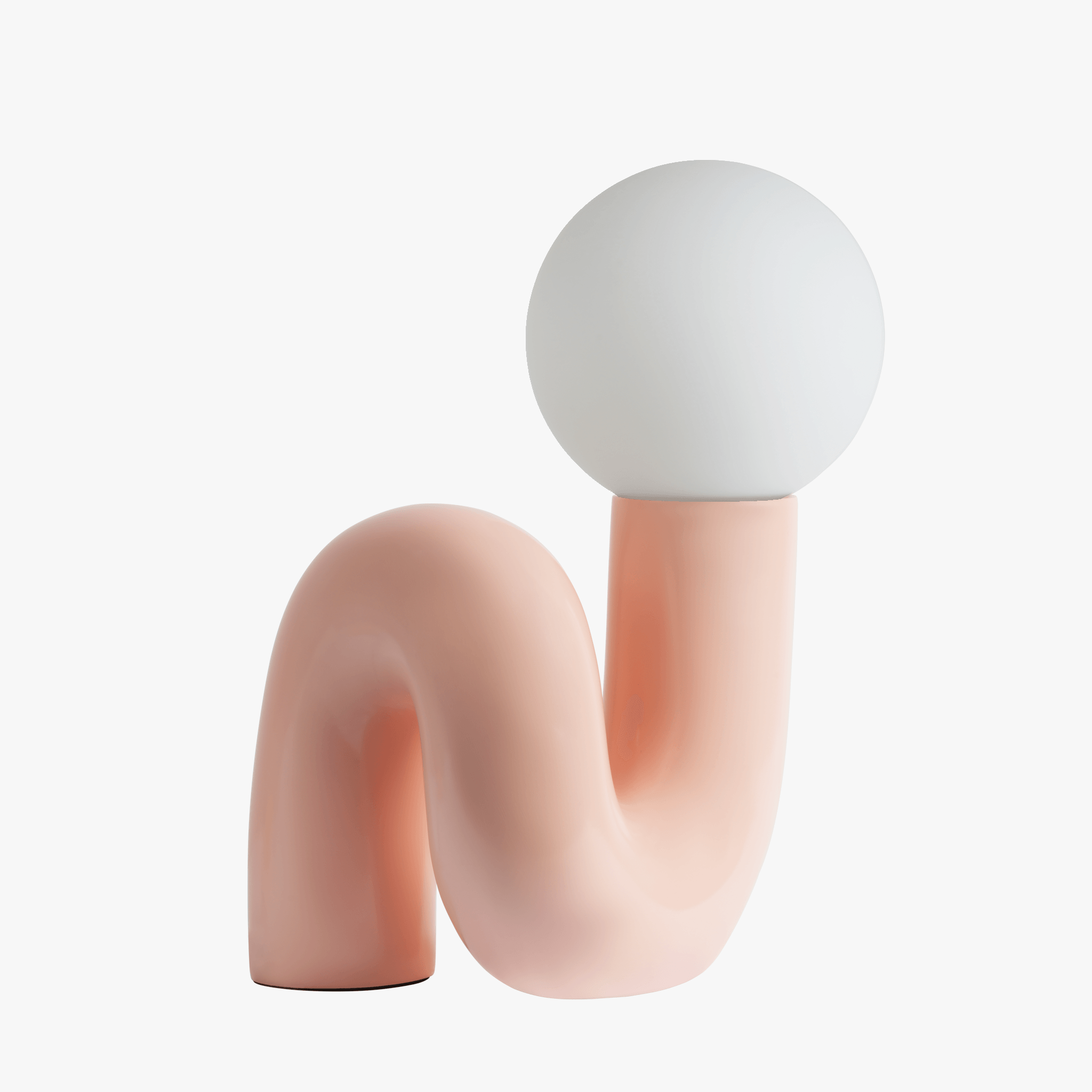 Unique Table Lamp | Artistic Bedside Lamp | Curvy Design Desk Lamp | Decorative Table Lamps for Living Room | Gittana Decorative Table Lamp 5