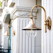 Vintage Black Outdoor Wall Light - IP54 Rated Lantern for Patios and Garden Walls 8
