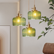 Vintage Crystal Pendant Light | Elegant Glass Hanging Light | Adjustable Ceiling Fixture | Stylish Hanging Lamps | Timeless Home Lighting Decor 4