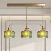 Vintage Crystal Pendant Light | Elegant Glass Hanging Light | Adjustable Ceiling Fixture | Stylish Hanging Lamps | Timeless Home Lighting Decor 7