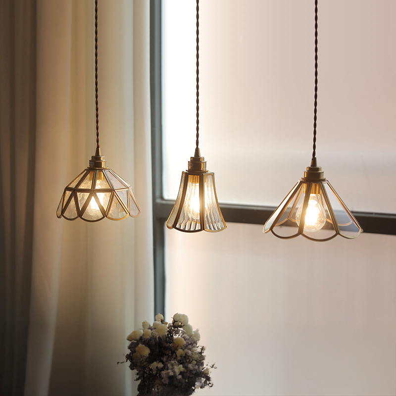 Vintage Glass Pendant Light | Handcrafted Kitchen Pendant Lighting | Adjustable Hanging Lights | Elegant Ceramic Fixture | Stylish Pendant for Home 1
