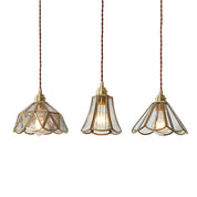 Vintage Glass Pendant Light | Handcrafted Kitchen Pendant Lighting | Adjustable Hanging Lights | Elegant Ceramic Fixture | Stylish Pendant for Home 5