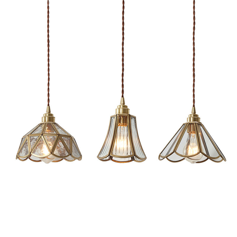 Vintage Glass Pendant Light | Handcrafted Kitchen Pendant Lighting | Adjustable Hanging Lights | Elegant Ceramic Fixture | Stylish Pendant for Home 5