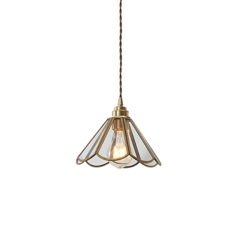 Vintage Glass Pendant Light | Handcrafted Kitchen Pendant Lighting | Adjustable Hanging Lights | Elegant Ceramic Fixture | Stylish Pendant for Home 7