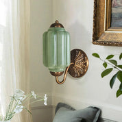 Vintage Milk Glass Wall Sconce | Elegant Wall Light Fixture | Retro Wall Lamp | Decorative Sconce Light | Aura Eloise Vintage Lighting 2