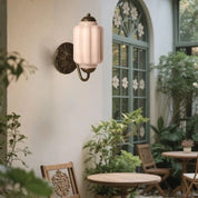 Vintage Milk Glass Wall Sconce | Elegant Wall Light Fixture | Retro Wall Lamp | Decorative Sconce Light | Aura Eloise Vintage Lighting 4