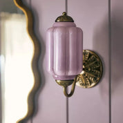 Vintage Milk Glass Wall Sconce | Elegant Wall Light Fixture | Retro Wall Lamp | Decorative Sconce Light | Aura Eloise Vintage Lighting 7