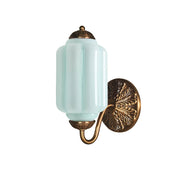 Vintage Milk Glass Wall Sconce | Elegant Wall Light Fixture | Retro Wall Lamp | Decorative Sconce Light | Aura Eloise Vintage Lighting 9