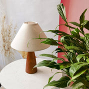 Vintage Solid Wood Table Lamp | Retro Bedside Lamps | Customizable Desk Lamp | Ambient Lighting Fixture | Elegant Home Decor Accessory 8