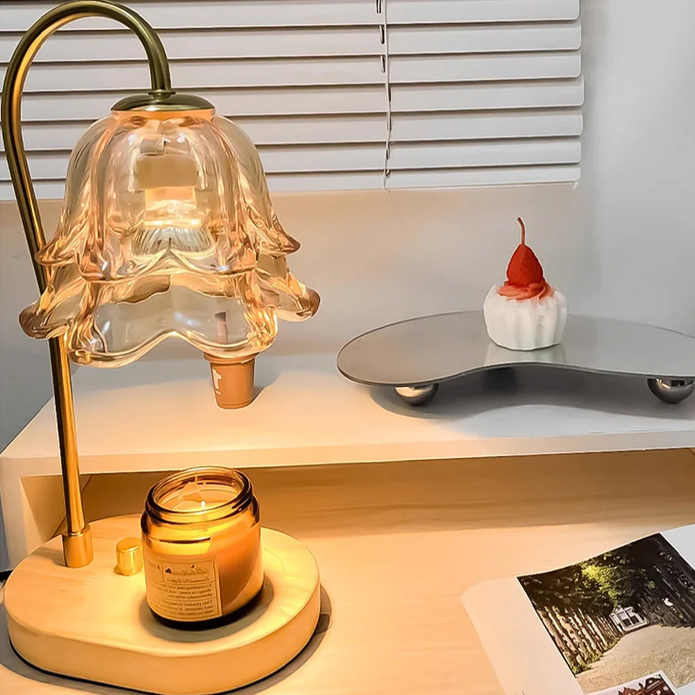 Vintage Table Lamp | Decorative Bedside Lamps | Aromatherapy Bedroom Light | Timeless Charm Glass Lamp 1